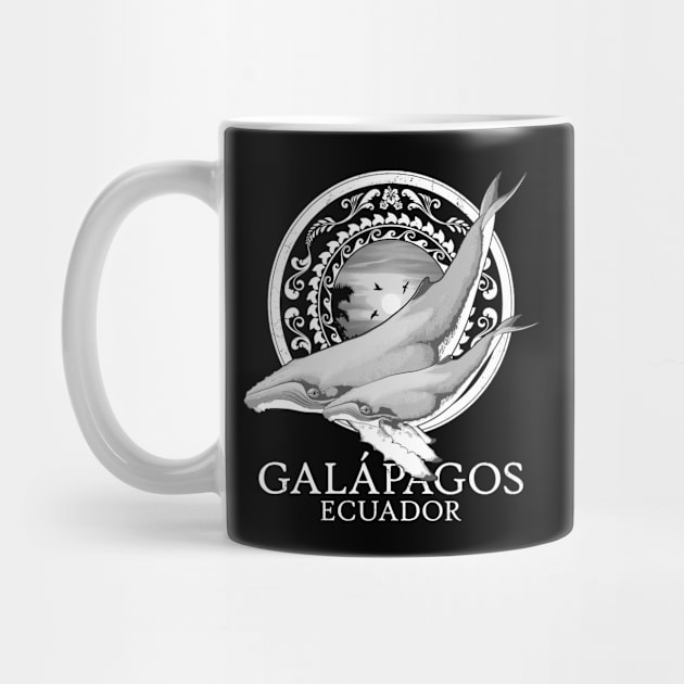 Humpback Whales Ecuador Galápagos by NicGrayTees